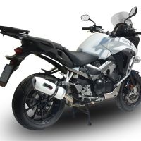 Egzoz ile uyumlu Honda Vfr 800 X Crossrunner 800 2015-2016, Albus Ceramic, Egzoz yasal, onaylı, çıkarılabilir db killer ve bağlantı borulu susturucu 