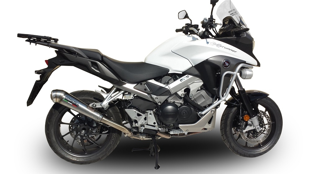 Egzoz ile uyumlu Honda Crossrunner 800 Vfr 800 X 2015-2016, Powercone Evo, Egzoz yasal, onaylı, çıkarılabilir db killer ve bağlantı borulu susturucu 