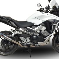 Egzoz ile uyumlu Honda Crossrunner 800 Vfr 800 X 2015-2016, Powercone Evo, Egzoz yasal, onaylı, çıkarılabilir db killer ve bağlantı borulu susturucu 