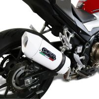 Egzoz ile uyumlu Honda Cb 500 F 2021-2025, Albus Evo4, Egzoz yasal, onaylı, çıkarılabilir db killer ve bağlantı borulu susturucu 