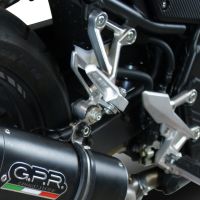 Egzoz ile uyumlu Honda Cb 500 X 2016-2018, Albus Evo4, Egzoz yasal, onaylı, çıkarılabilir db killer ve bağlantı borulu susturucu 