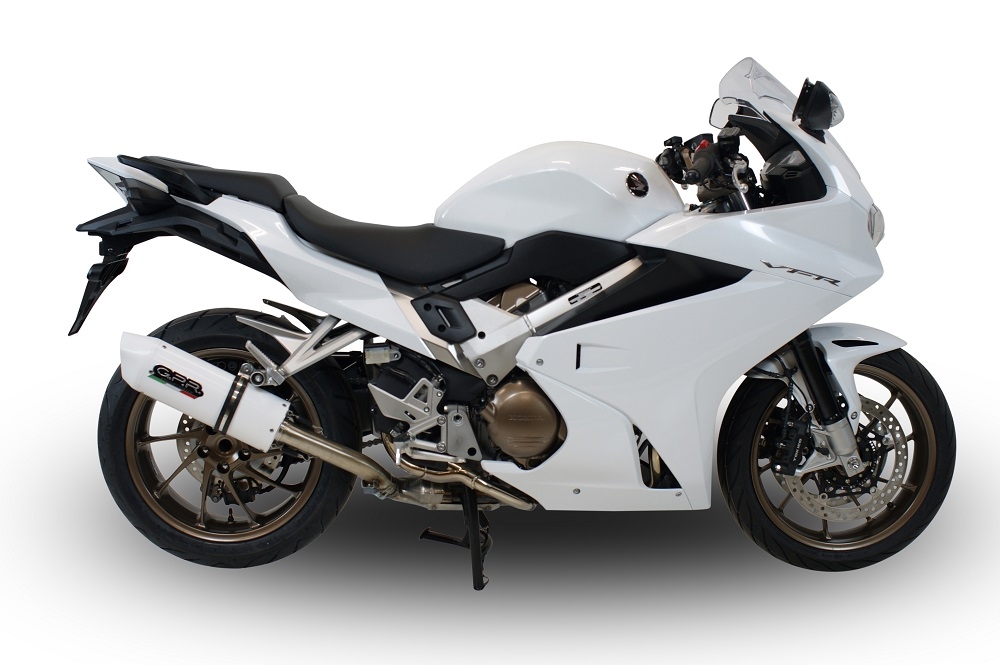 Egzoz ile uyumlu Honda Vfr 800 F 2017-2020, Albus Evo4, Egzoz yasal, onaylı, çıkarılabilir db killer ve bağlantı borulu susturucu 