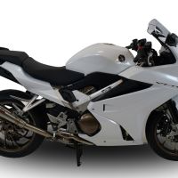 Egzoz ile uyumlu Honda Vfr 800 F 2014-2016, Powercone Evo, Egzoz yasal, onaylı, çıkarılabilir db killer ve bağlantı borulu susturucu 