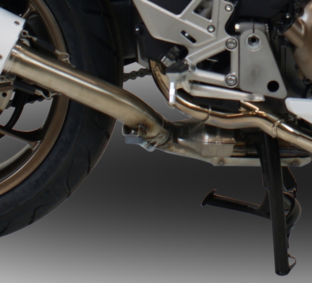 Egzoz ile uyumlu Honda Vfr 800 F 2014-2016, Powercone Evo, Egzoz yasal, onaylı, çıkarılabilir db killer ve bağlantı borulu susturucu 