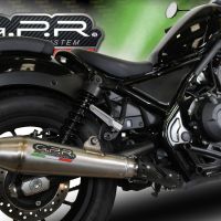 Egzoz ile uyumlu Honda Cmx 500 Rebel 2021-2023, Ultracone, Egzoz yasal, onaylı, çıkarılabilir db killer ve bağlantı borulu susturucu 
