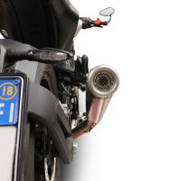 Egzoz ile uyumlu Husqvarna Svartpilen 701 2018-2020, Powercone Evo, Egzoz yasal, onaylı, çıkarılabilir db killer ve bağlantı borulu susturucu 