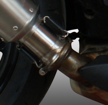 Egzoz ile uyumlu Ktm Super Duke 1290 R 2014-2016, Albus Ceramic, Egzoz yasal, onaylı, çıkarılabilir db killer ve bağlantı borulu susturucu 