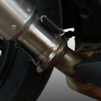 Egzoz ile uyumlu Ktm Super Duke 1290 R 2014-2016, Albus Ceramic, Egzoz yasal, onaylı, çıkarılabilir db killer ve bağlantı borulu susturucu 