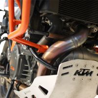 Egzoz ile uyumlu Ktm LC 8 Super Adventure 1290 - S - R - T 2017-2020, Decatalizzatore, Yarış Sistemi Katalizörü ortadan kaldırmak için boru sistemir 