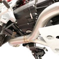 Egzoz ile uyumlu Moto Guzzi V85 TT 2019-2020, Decatalizzatore, Yarış Sistemi Katalizörü ortadan kaldırmak için boru sistemir 