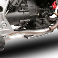Egzoz ile uyumlu Moto Guzzi V85 TT 2019-2020, Decatalizzatore, Yarış Sistemi Katalizörü ortadan kaldırmak için boru sistemir 