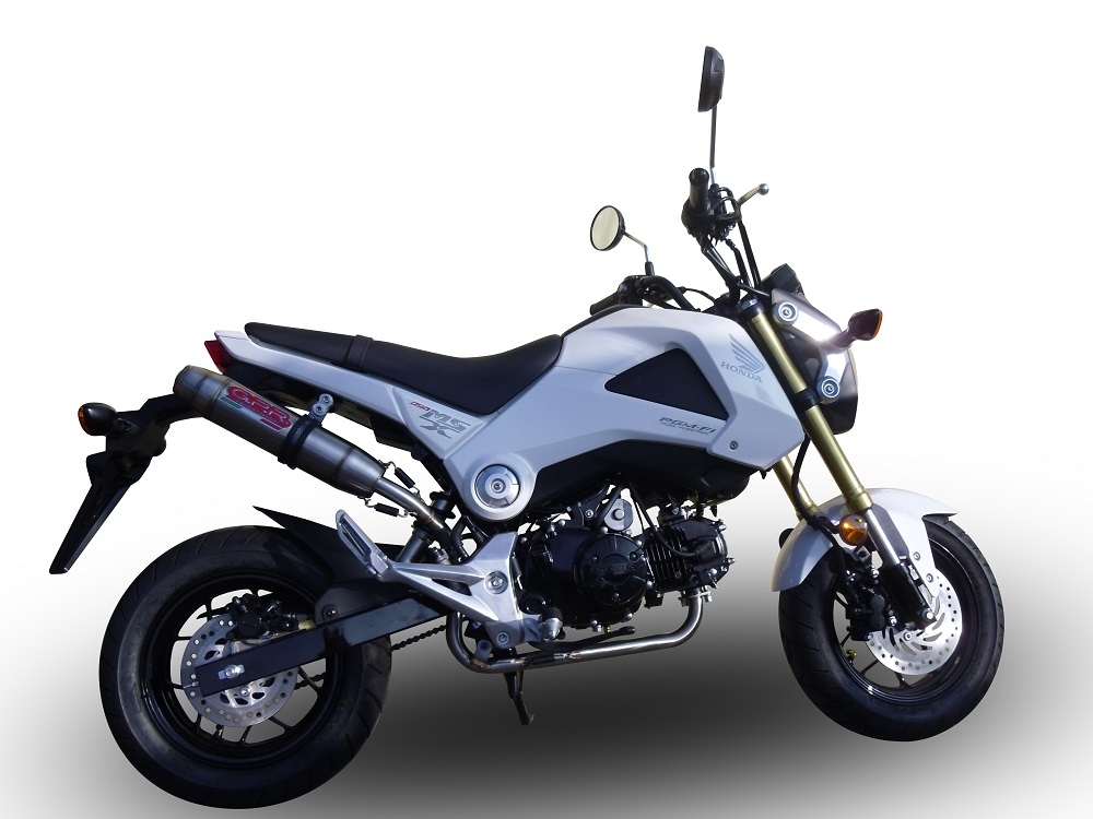 Egzoz ile uyumlu Honda Msx - Grom 125 2013-2017, Deeptone Inox, Yarış Sistemi Tam hat, susturucu artı toplayıcı 