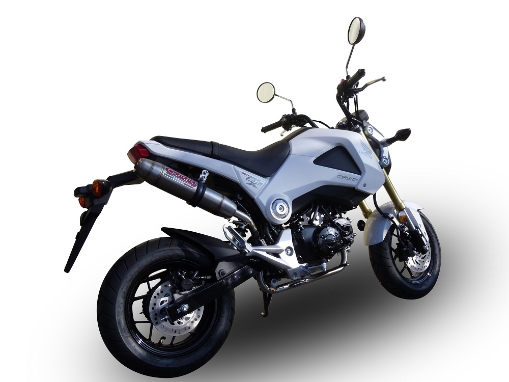 Egzoz ile uyumlu Honda Msx - Grom 125 2013-2017, Deeptone Inox, Yarış Sistemi Tam hat, susturucu artı toplayıcı 