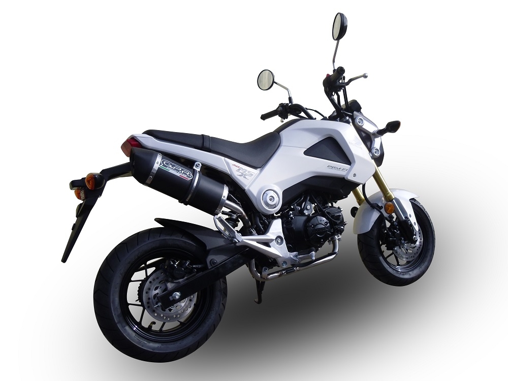 Egzoz ile uyumlu Honda Msx - Grom 125 2013-2017, Furore Nero, Yarış Sistemi Tam hat, susturucu artı toplayıcı 