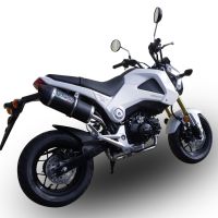 Egzoz ile uyumlu Honda Msx - Grom 125 2013-2017, Furore Nero, Yarış Sistemi Tam hat, susturucu artı toplayıcı 