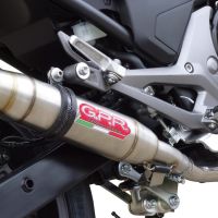 Egzoz ile uyumlu Honda Nc 750 X - S Dct 2021-2023, Deeptone Inox, Egzoz yasal, onaylı, çıkarılabilir db killer ve bağlantı borulu susturucu 