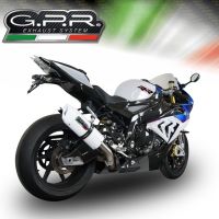 Egzoz ile uyumlu Bmw S 1000 RR -M 2015-2016, Albus Ceramic, Egzoz yasal, onaylı, çıkarılabilir db killer ve bağlantı borulu susturucu 