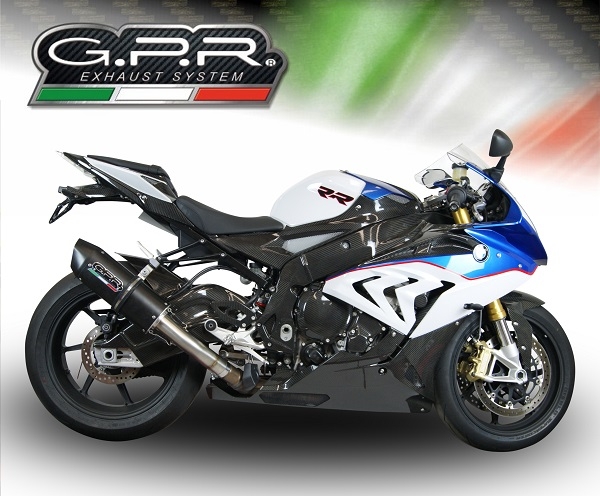 Egzoz ile uyumlu Bmw S 1000 RR -M 2015-2016, Furore Nero, Egzoz yasal, onaylı, çıkarılabilir db killer ve bağlantı borulu susturucu 