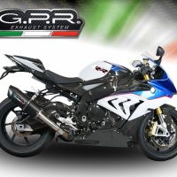 Egzoz ile uyumlu Bmw S 1000 RR -M 2015-2016, Furore Nero, Egzoz yasal, onaylı, çıkarılabilir db killer ve bağlantı borulu susturucu 