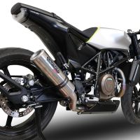 Egzoz ile uyumlu Husqvarna Vitpilen 701 2018-2020, M3 Inox , Egzoz yasal, onaylı, çıkarılabilir db killer ve bağlantı borulu susturucu 