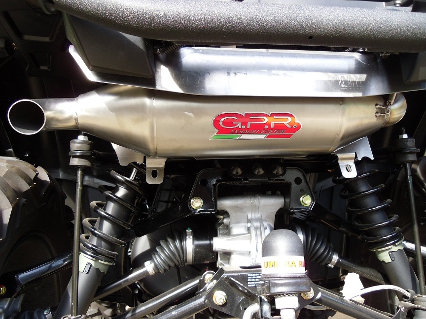 Egzoz ile uyumlu Polaris Sportsman Xp 850 - Xp 850 Forest 2010-2014, Power Bomb, Egzoz yasal, onaylı, çıkarılabilir db killer ve bağlantı borulu susturucu 