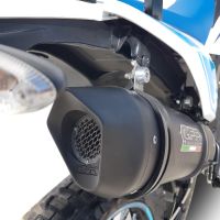 Egzoz ile uyumlu UM Motorcycles Dsr SM - EX 125 2018-2020, Furore Nero, Homologe sistem, orijinal katalizör ortadan kalkacak Susturucu ve özel bağlantı borusu 