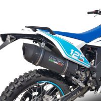 Egzoz ile uyumlu UM Motorcycles Dsr SM - EX 125 2018-2020, Furore Nero, Homologe sistem, orijinal katalizör ortadan kalkacak Susturucu ve özel bağlantı borusu 