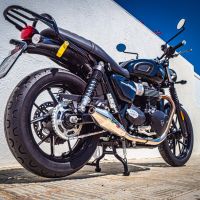 Egzoz ile uyumlu Triumph Street Twin 900 2015-2019, Vintacone, Homologe sistem Double Susturucu ve özel bağlantı borusu 