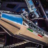 Egzoz ile uyumlu Triumph Street Twin 900 2015-2019, Vintacone, Homologe sistem Double Susturucu ve özel bağlantı borusu 