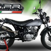 Egzoz ile uyumlu Suzuki Rv 200 Van Van 2016-2017, Deeptone Inox, Egzoz yasal, onaylı, çıkarılabilir db killer ve bağlantı borulu susturucu 