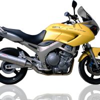 Egzoz ile uyumlu Yamaha Tdm 900 2002-2014, Trioval, Homologe sistem Double Susturucu ve özel bağlantı borusu 
