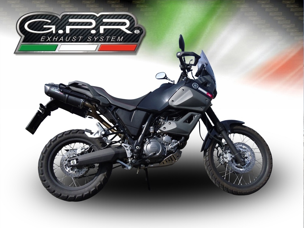 Egzoz ile uyumlu Yamaha Xt 660 Z Teneré 2008-2016, Furore Nero, Homologe sistem Double Susturucu ve özel bağlantı borusu 