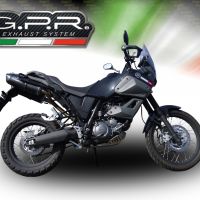 Egzoz ile uyumlu Yamaha Xt 660 Z Teneré 2008-2016, Furore Nero, Homologe sistem Double Susturucu ve özel bağlantı borusu 