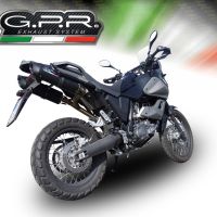 Egzoz ile uyumlu Yamaha Xt 660 Z Teneré 2008-2016, Furore Nero, Homologe sistem Double Susturucu ve özel bağlantı borusu 