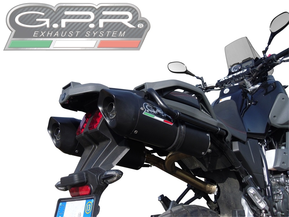 Egzoz ile uyumlu Yamaha Xt 660 Z Teneré 2008-2016, Furore Nero, Homologe sistem Double Susturucu ve özel bağlantı borusu 