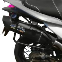 Egzoz ile uyumlu Honda Transalp Xl 700 V 2007-2014, Furore Nero, Egzoz yasal, onaylı, çıkarılabilir db killer ve bağlantı borulu susturucu 