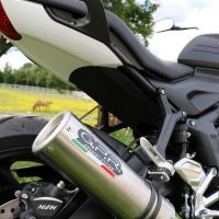Egzoz ile uyumlu Triumph Trident 660 2021-2024, M3 Inox , Yalnızca gürültü için onaylanan sistem, AB dışındaki pazarlar için geçerlidir Tam hat, susturucu artı toplayıcı 