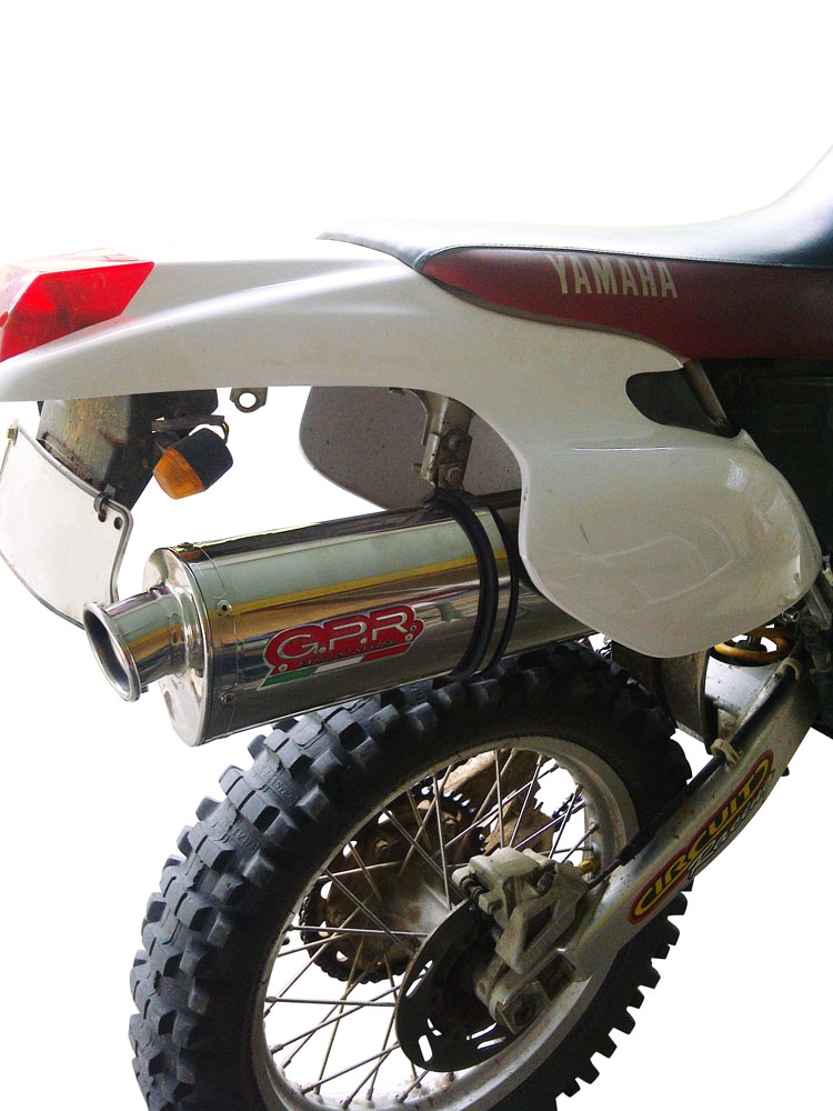 Egzoz ile uyumlu Yamaha Tt 600 R - Tt 600 E 1998-2004, Trioval, Egzoz yasal, onaylı, çıkarılabilir db killer ve bağlantı borulu susturucu 