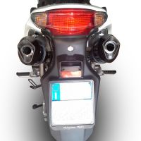Egzoz ile uyumlu Honda Varadero 1000 1999-2011, Furore Nero, Homologe sistem Double Susturucu ve özel bağlantı borusu 