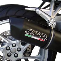 Egzoz ile uyumlu Honda Vfr 1200 F I.E. 2010-2016, Furore Nero, Egzoz yasal, onaylı, çıkarılabilir db killer ve bağlantı borulu susturucu 
