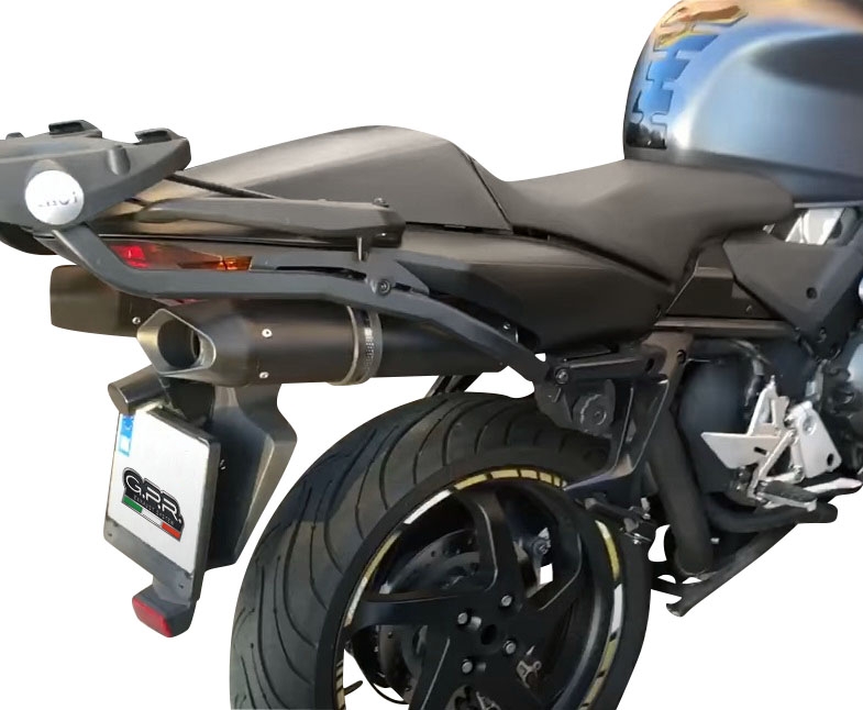 Egzoz ile uyumlu Honda Vfr 800 V-Tec 2002-2013, Furore Nero, Homologe sistem Double Susturucu ve özel bağlantı borusu 