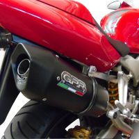 Egzoz ile uyumlu Honda Vtr 1000 F Firestorm 1997-2007, Furore Poppy, Homologe sistem Double Susturucu ve özel bağlantı borusu 