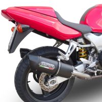 Egzoz ile uyumlu Honda Vtr 1000 F Firestorm 1997-2007, Furore Nero, Homologe sistem Double Susturucu ve özel bağlantı borusu 