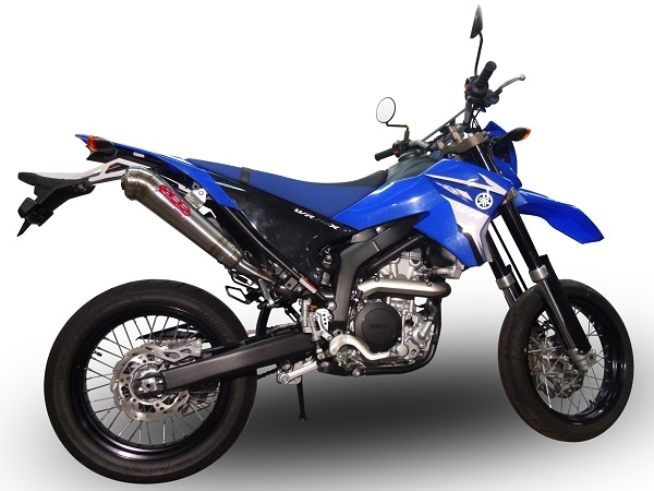Egzoz ile uyumlu Yamaha WR 250 X-R 2007-2019, Powercone Evo, Egzoz yasal, onaylı, çıkarılabilir db killer ve bağlantı borulu susturucu 