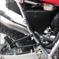 Egzoz ile uyumlu Kawasaki Klr 650 1988-2025, Trioval, Dbkiller'lı özel bağlantı borusunu içeren yarış egzoz sistemi 
