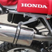 Egzoz ile uyumlu Kawasaki Klr 650 1988-2025, Trioval, Dbkiller'lı özel bağlantı borusunu içeren yarış egzoz sistemi 