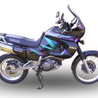 Egzoz ile uyumlu Yamaha Xtz 660 Teneré 1991-1998, Trioval, Egzoz yasal, onaylı, çıkarılabilir db killer ve bağlantı borulu susturucu 