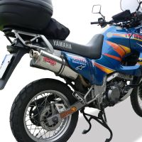 Egzoz ile uyumlu Yamaha Xtz 660 Teneré 1991-1998, Trioval, Egzoz yasal, onaylı, çıkarılabilir db killer ve bağlantı borulu susturucu 