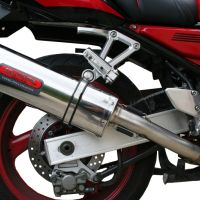 Egzoz ile uyumlu Yamaha Fzs 600 Fazer 1998-2003, Trioval, Egzoz yasal, onaylı, çıkarılabilir db killer ve bağlantı borulu susturucu 
