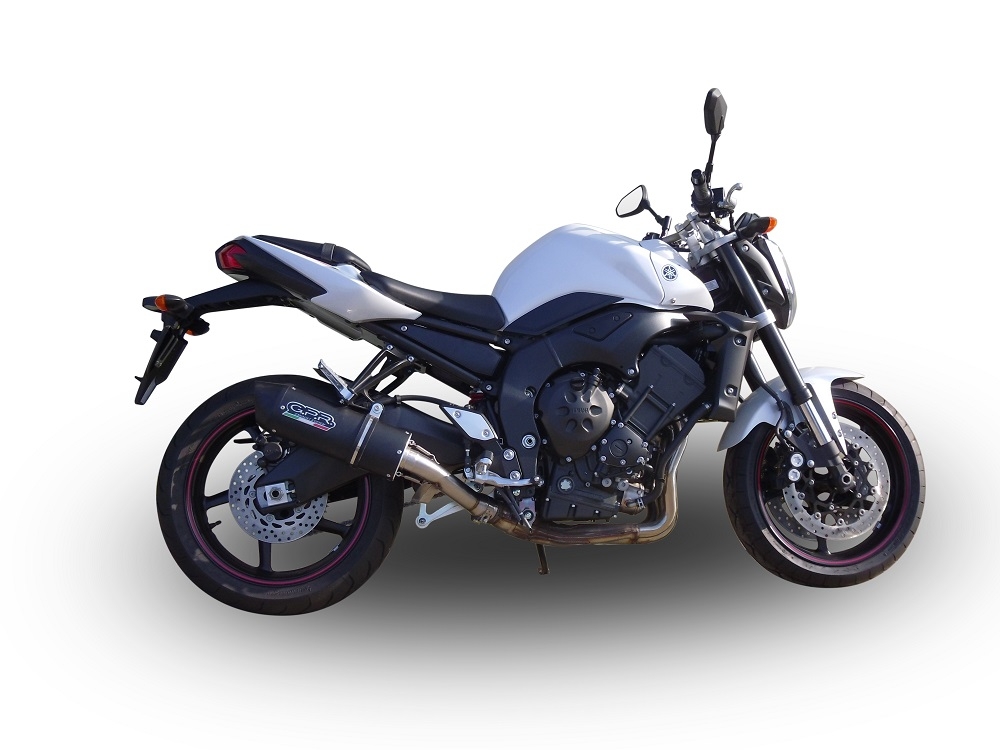 Egzoz ile uyumlu Yamaha Fz.1 - Fazer 1000 2006-2014, Furore Nero, Egzoz yasal, onaylı, çıkarılabilir db killer ve bağlantı borulu susturucu 